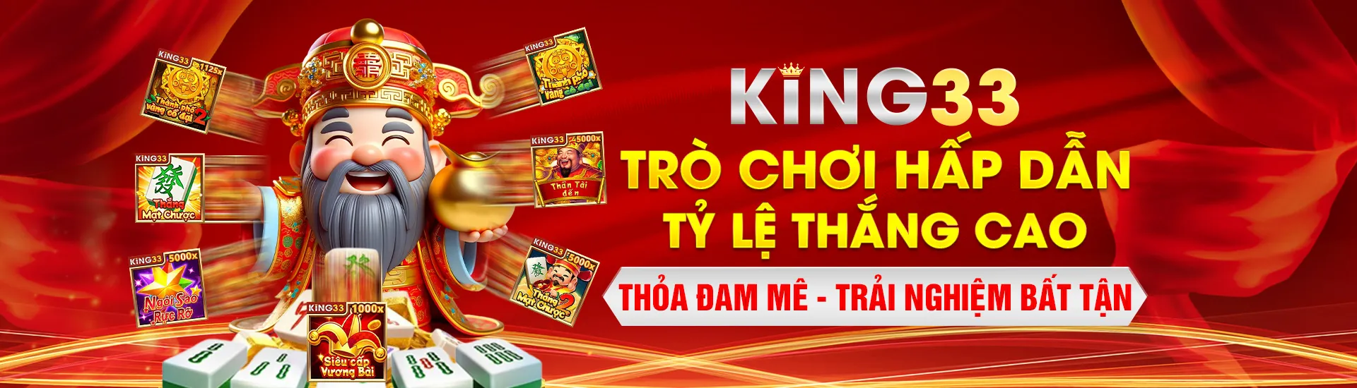 King33 - Tỷ lệ thắng cao nhất trong các nhà cái