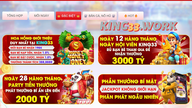 King33 19 Khuyến Mãi Độc Quyền Cùng Nhà Cái King33